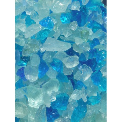 Exotic Pebbles & Aggregates Green Glass Pebbles, 2 lb   552440973